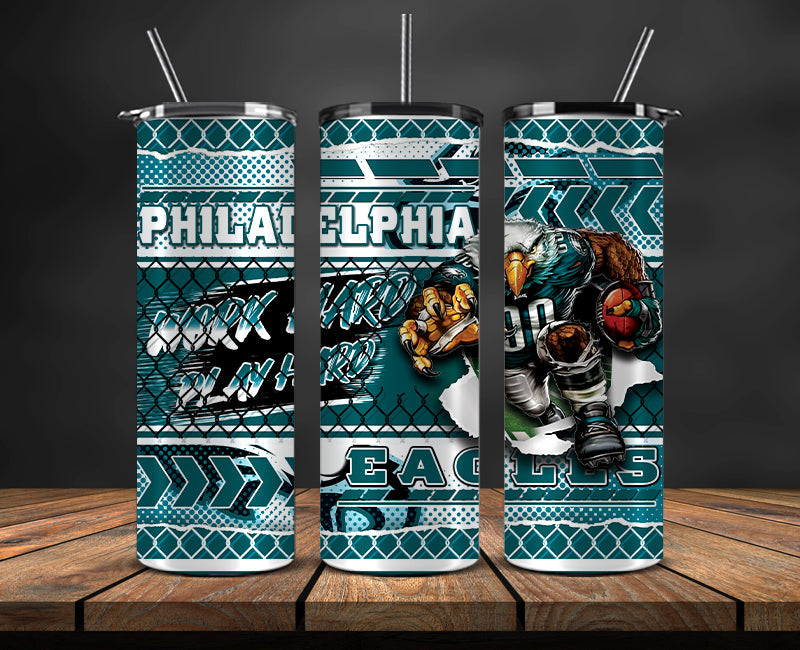 Philadelphia Eagles Tumbler, Eagles Logo, Mascot Football Png 97