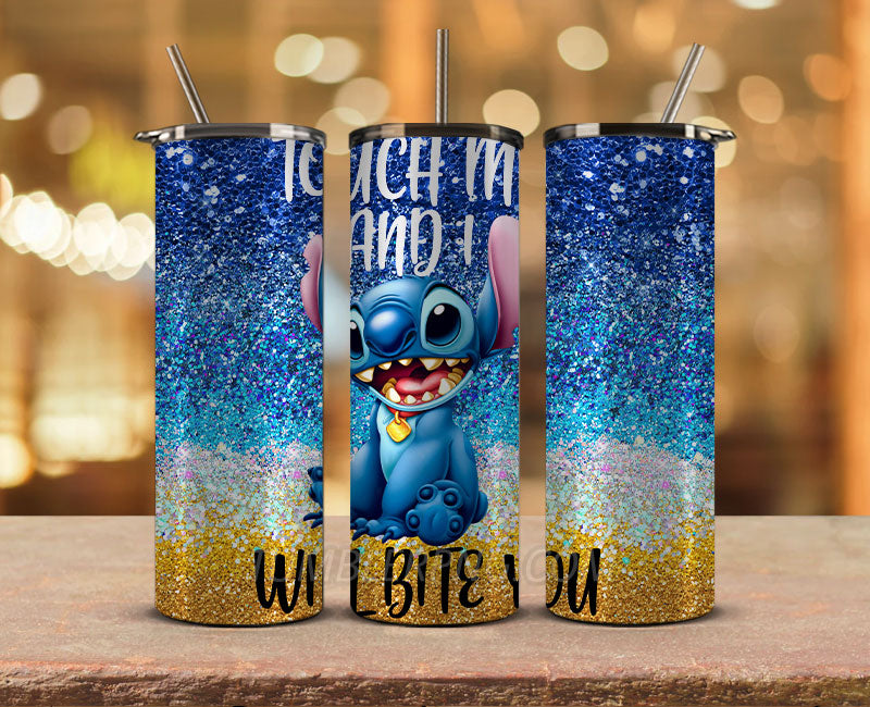 Stitch Starbucks 20oz Tumbler Png,20 oz Skinny Tumbler Wraps, Stitch Tumbler Wrap 09